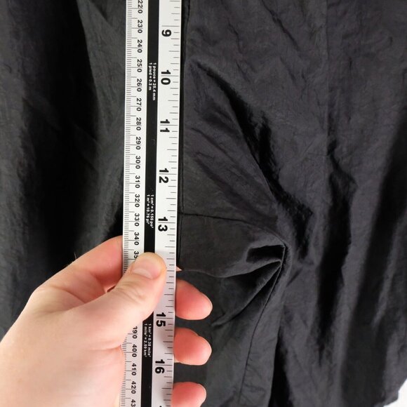 Vintage Nike Track Pants Mens Medium Black Lined Drawstring Zip Hem Athletic 90S - Picture 8 of 11